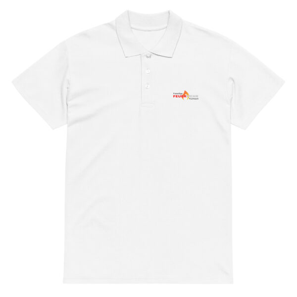 Premium-Poloshirt unisex – weiß